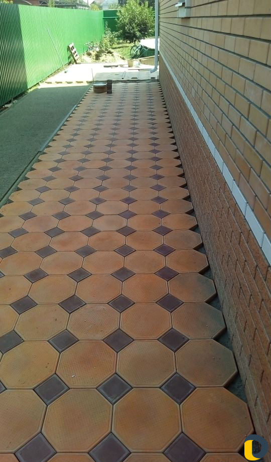 Укладка тротуарной плитки