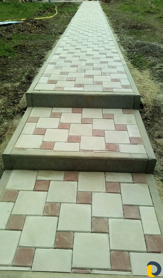 Укладка тротуарной плитки