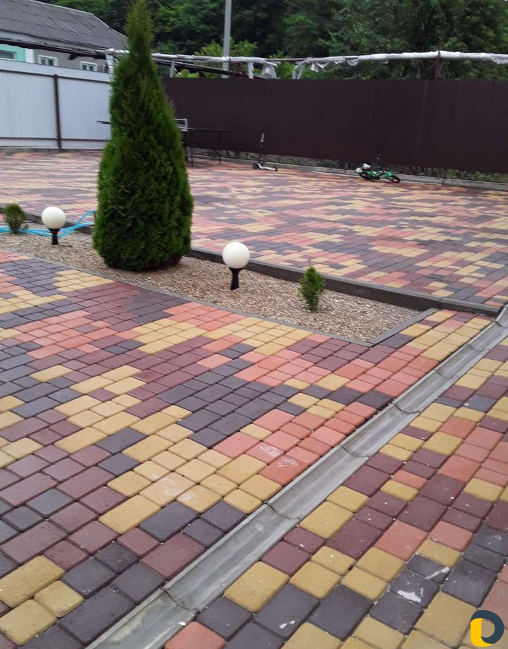 Укладка тротуарной плитки