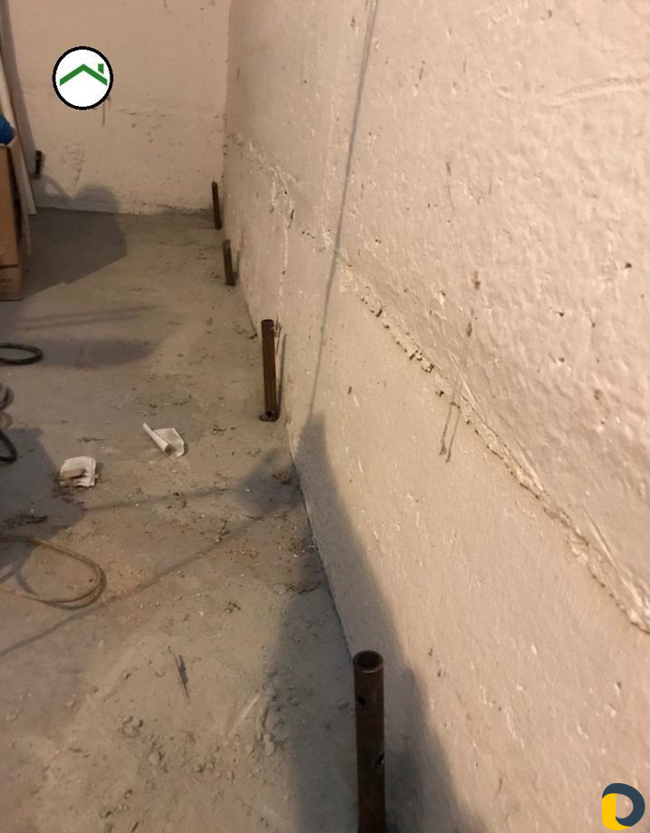 Усиление фундамента, цементация