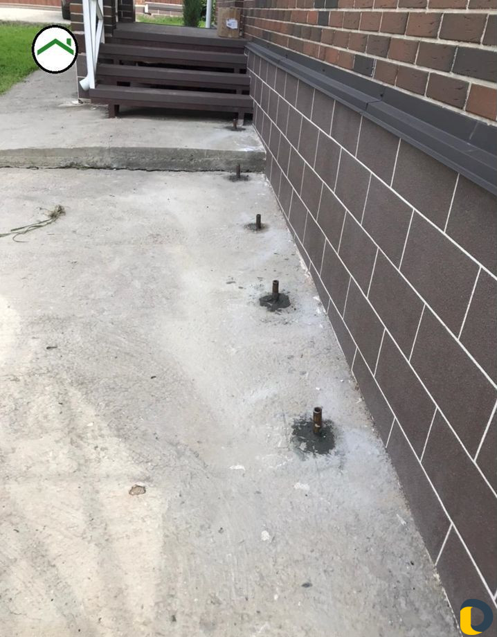 Усиление фундамента, цементация