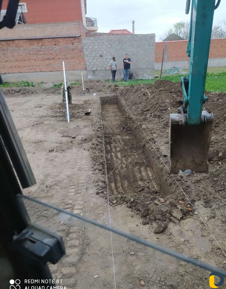 Услуга мини эксковатора