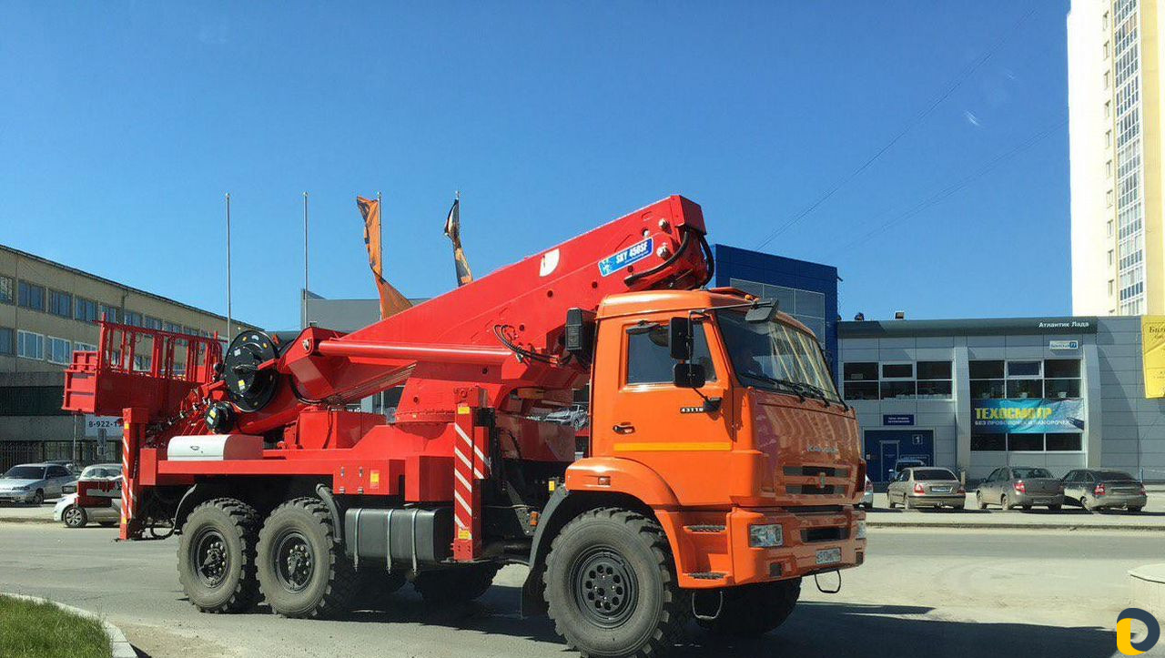 Услуги аренды автовышки 28 м (6*6 вездеход)