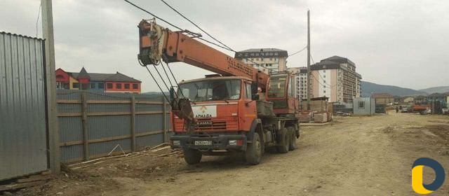 Услуги авто крана 25тонн 21метров до 7 этажа