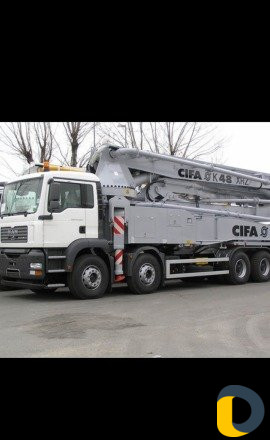 Услуги автобетононасосов