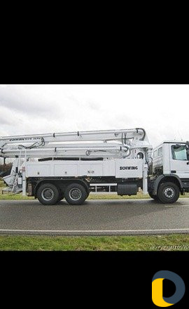 Услуги автобетононасосов