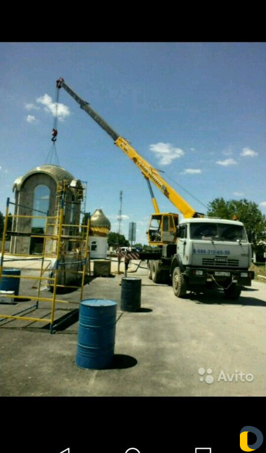 Услуги автокрана 25т