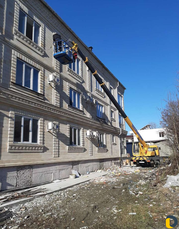 Услуги автокрана+автовышка