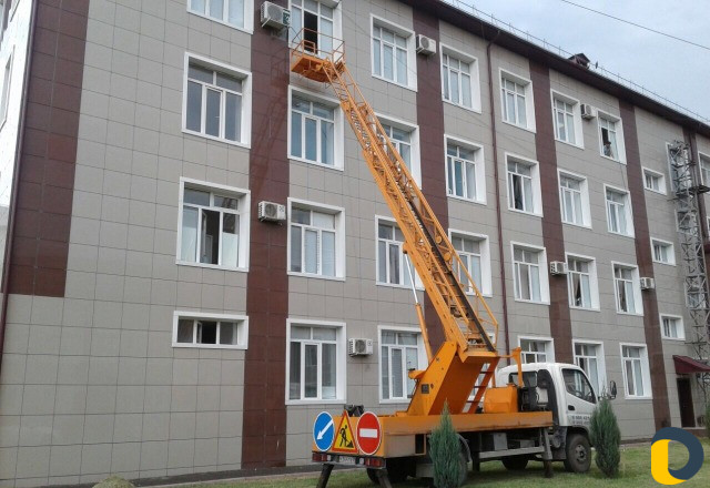 Услуги автовышки телескоп 20 метров на базе фотон