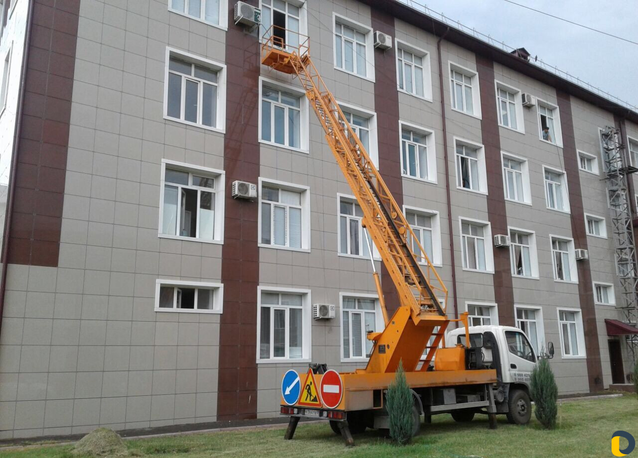 Услуги автовышки телескоп 20 метров на базе фотон