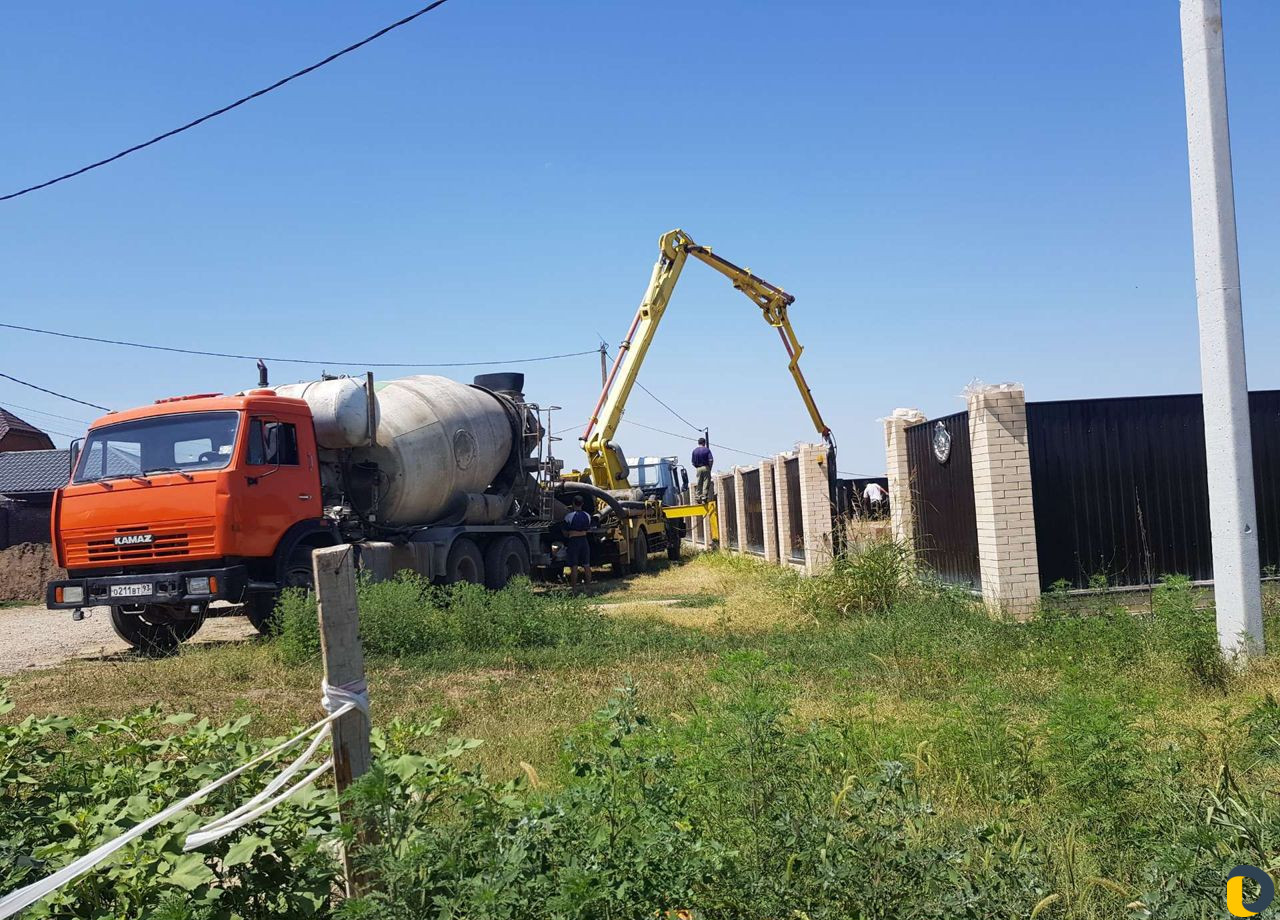 Услуги бетононасоса