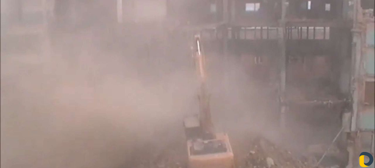 Услуги экскаватора снос демонтаж зданий. Крашеры