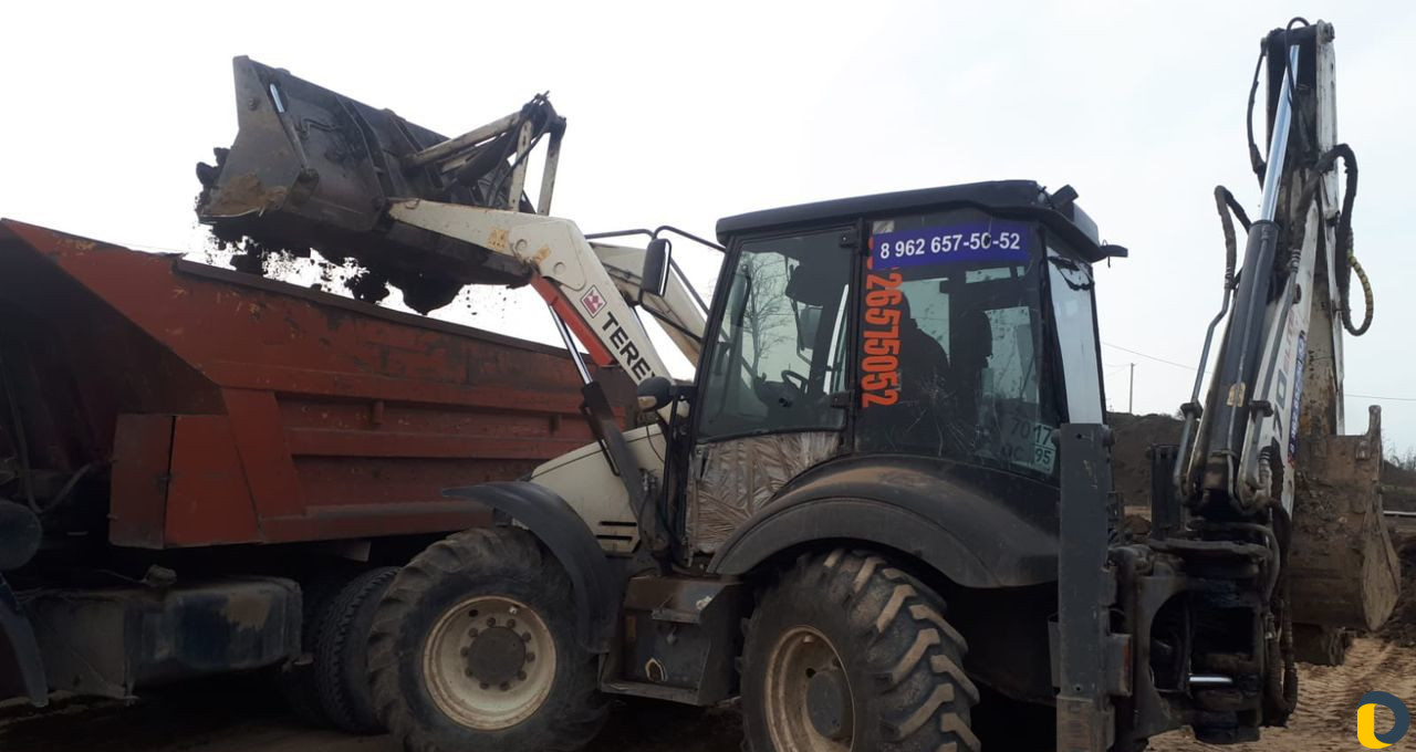 Услуги эксковатора погрузчика jcb