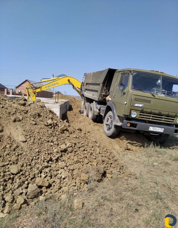 Услуги Камаза, погрузчик, экскаватор