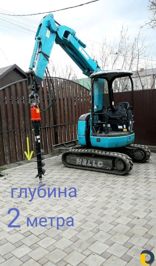 Услуги миниэкскаватора, минипогрузчика, гидробур