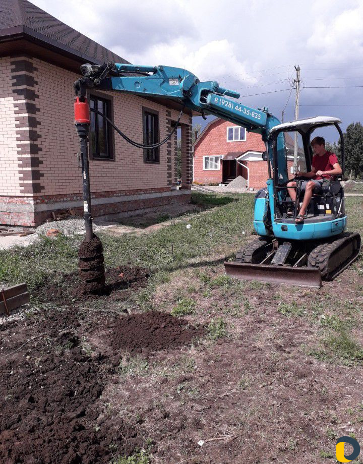 Услуги миниэкскаватора, минипогрузчика, гидробур