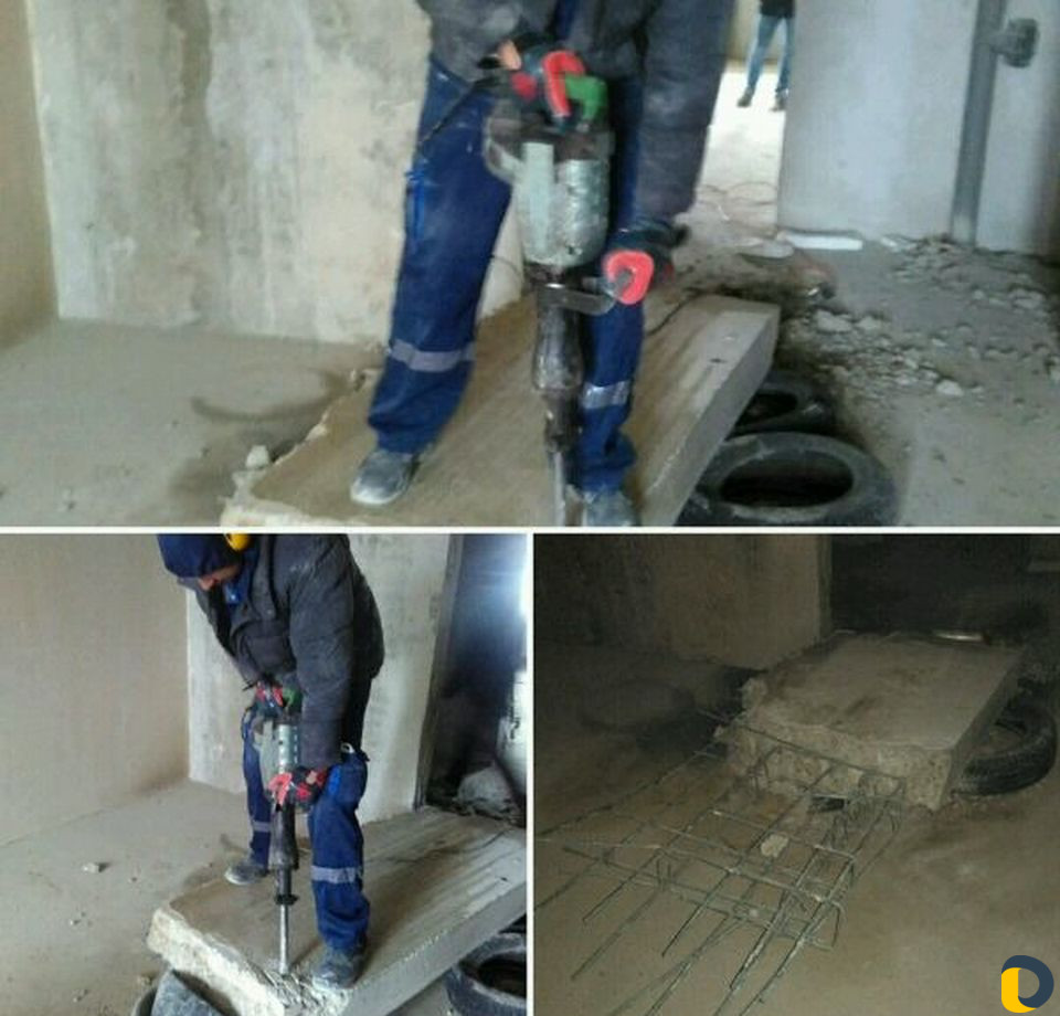 Услуги отбойного молотка с оператором