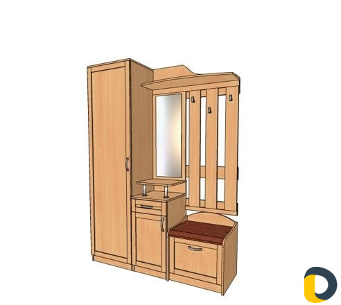 Услуги разработки дизайн-проектов мебели в 3d прог