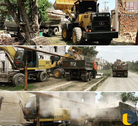 Услуги спецтехники уборка распил и прочее