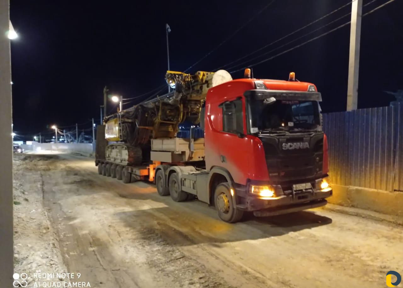 Услуги трала низкорамный раздвижной до 100 тонн