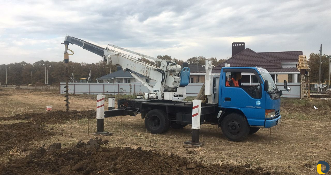 Услуги ямобура (буровой).Кран 3т. Автовышка (мехру