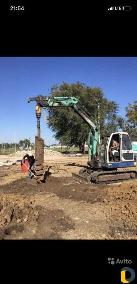 Услуги Ямобура Вездехода Бурение свай