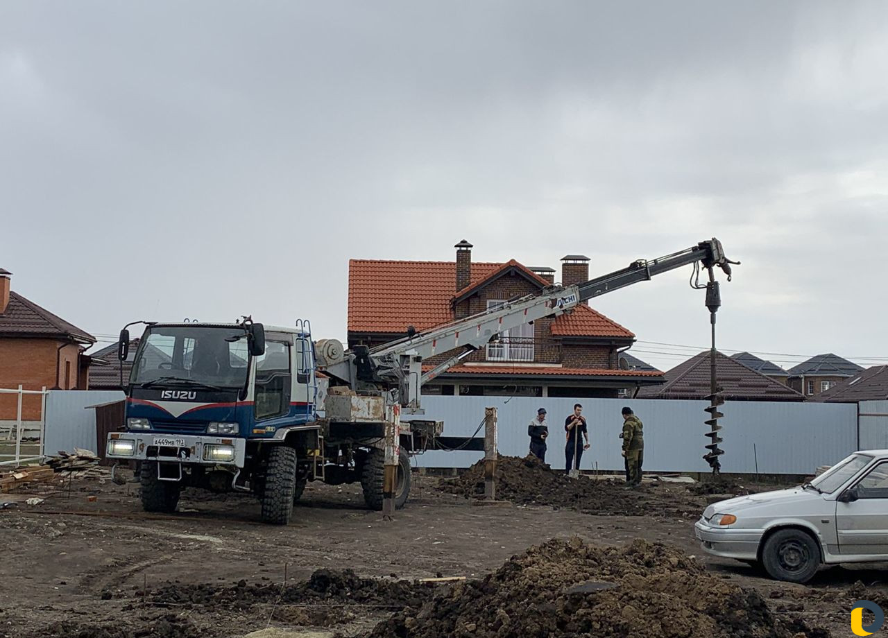 Услуги Ямобура Вездехода Бурение свай