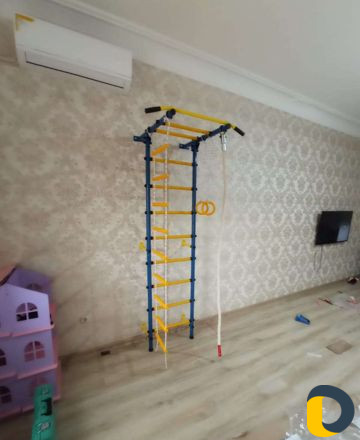 Установка беговых дорожек турников и шведских стен
