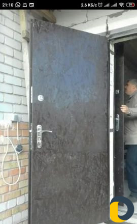 Установка брони дверей