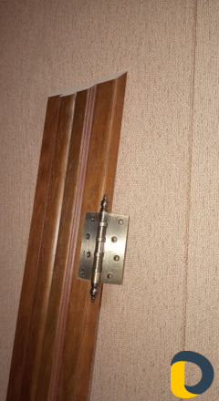 Установка дверей, доборов, капителей. Плинтусов