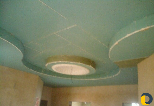 Установка гипсокартона. Керамогранита