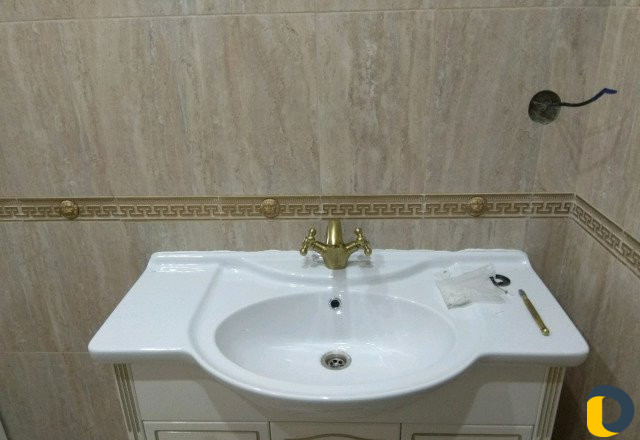 Установка кафеля