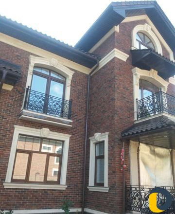 Установка камин барбекю облицовка