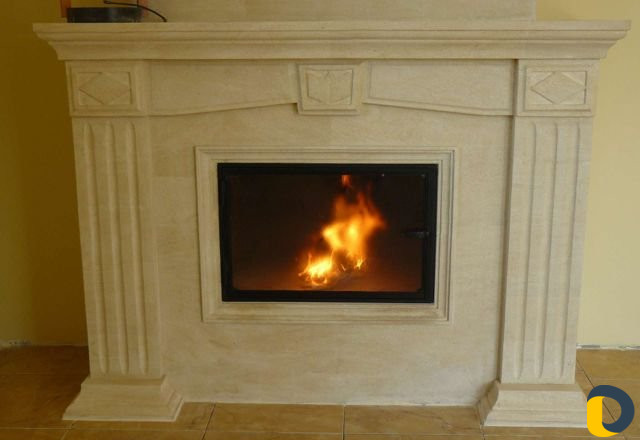 Установка камин барбекю облицовка