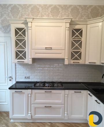 Установка карниза на кухню