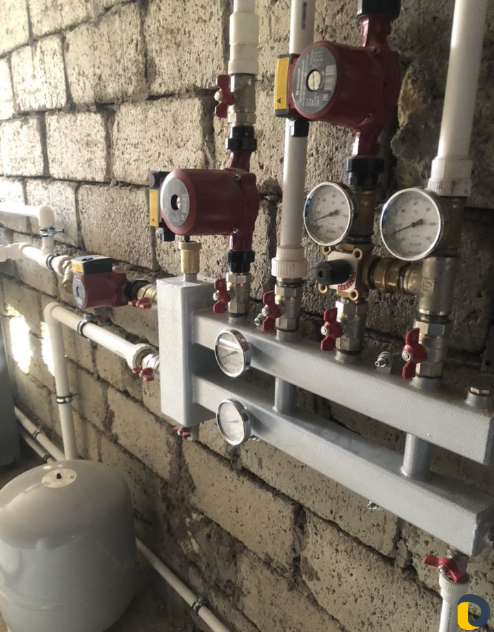 Установка котлов проводка отопительной системы