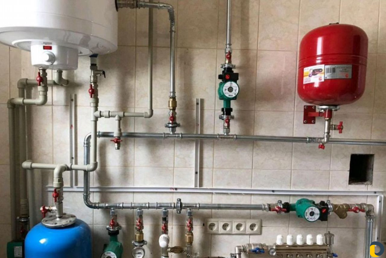 Установка котлов, радиаторов, тёплого пола