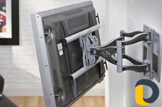 Установка кранштейнов. Настройка тв