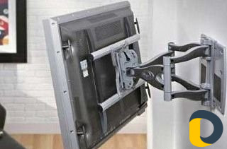 Установка кранштейнов. Настройка тв