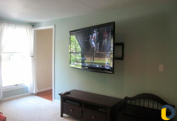 Установка кранштейнов. Настройка тв