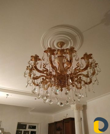 Установка Люстр Карнизов