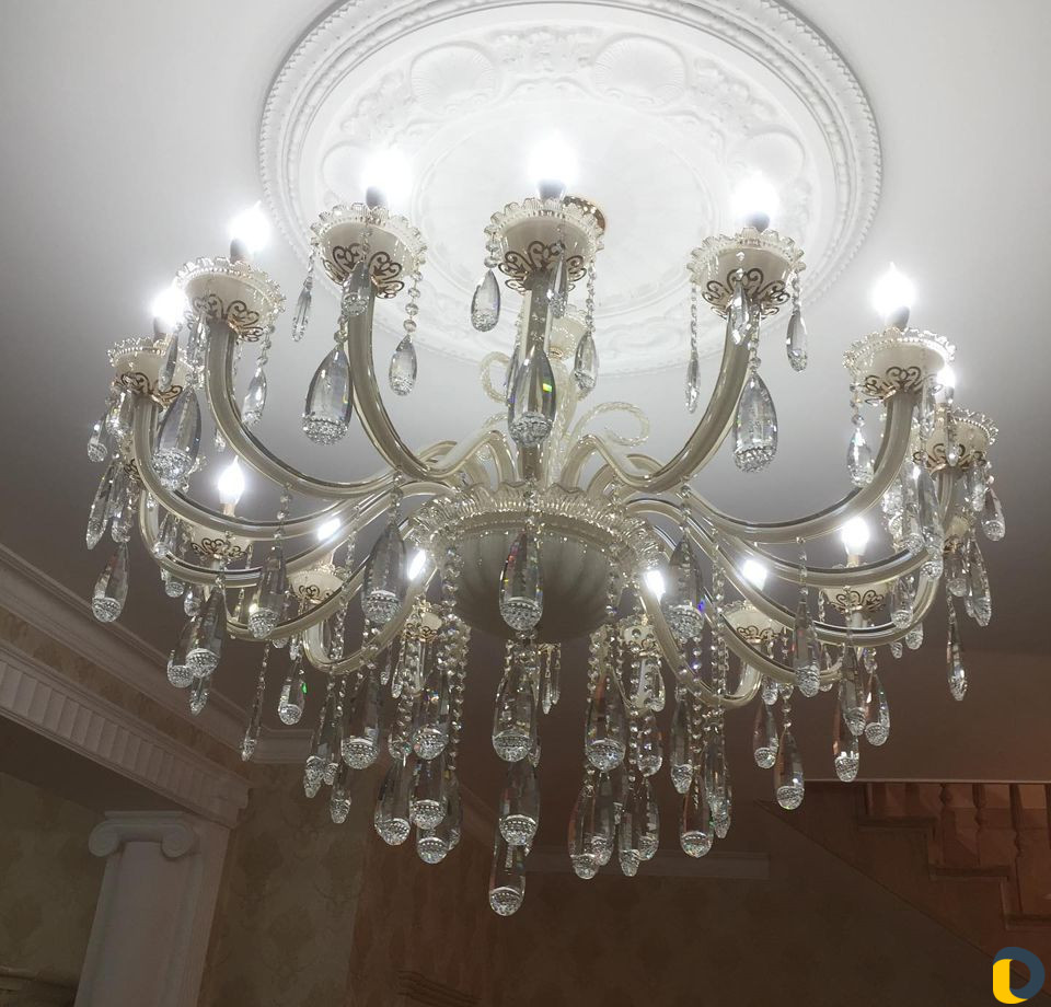 Установка Люстр