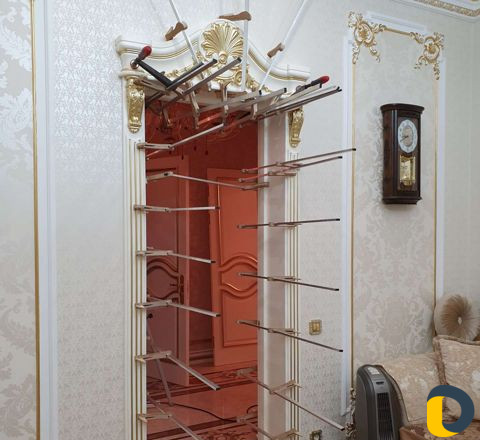 Установка межкомнатных дверей, доборов, багет, пли