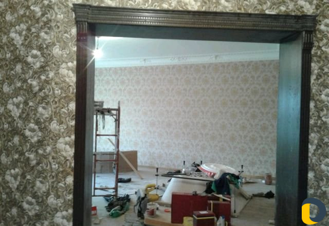 Установка межкомнатных дверей и лесницы
