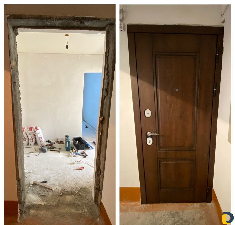 Установка межкомнатных дверей