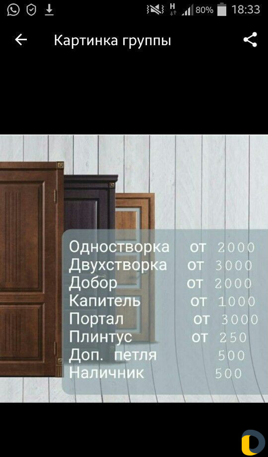 Установка межкомнатных дверей