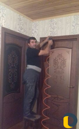 Установка межкомнатных дверей