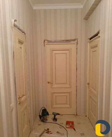 Установка межкомнатных дверей