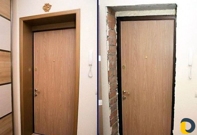 Установка межкомнатных и входных дверей, ремонт