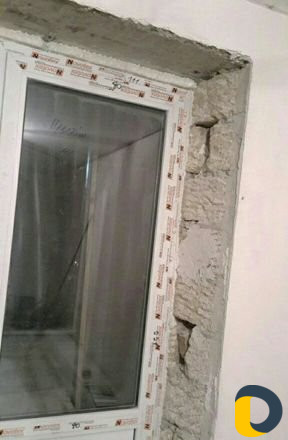 Установка оконных откосов